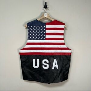 Vintage USA Leather Vest